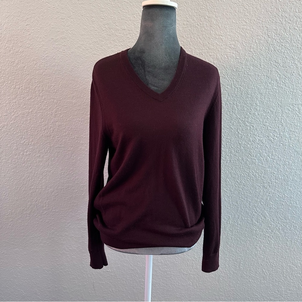 Express Merino Wool Blend V-Neck Sweater – Size Small